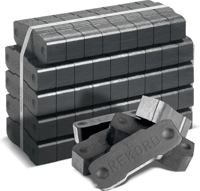 REKORD® Braunkohlebriketts – 1000 kg Palette (40×25 kg