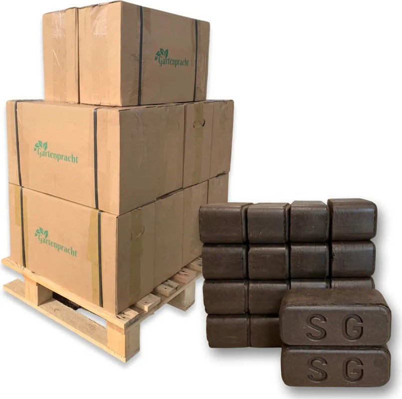 Feuerpracht Torfbriketts Premium – 300 kg, Alternative zu Kohle & Holz