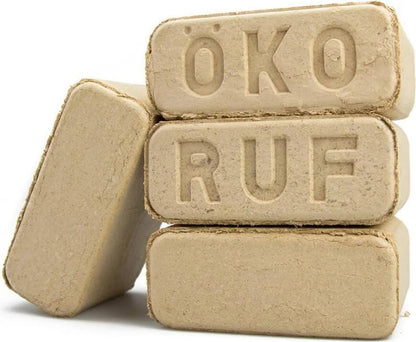 RUF Holzbriketts Buche – 960 kg (96×10 kg), lange Glutdauer