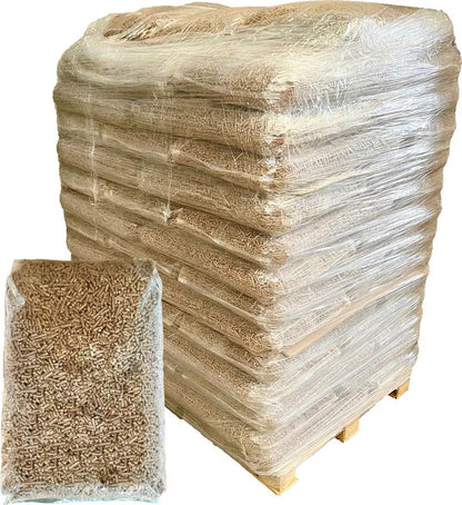 Eichenholzpellets 6 mm – 1020 kg (68×15 kg) Premium Qualität