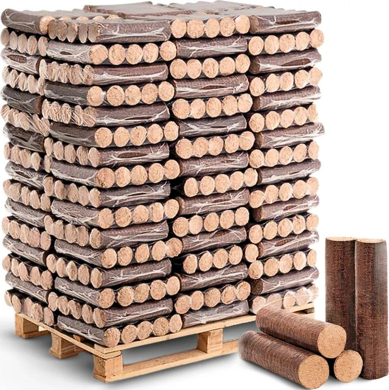 Hartholzbriketts holz4home® – 960 kg, hohe Wärmeleistung
