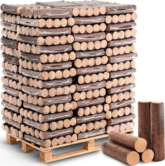 Hartholzbriketts holz4home® – 960 kg, hohe Wärmeleistung